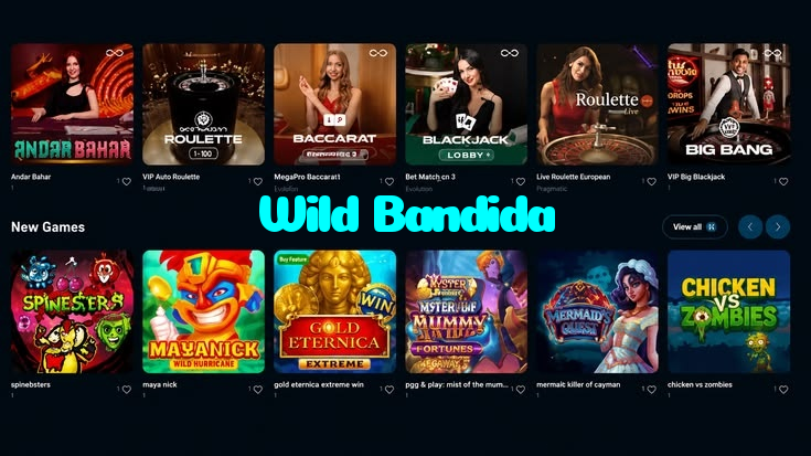 Wild Bandida خوش آمدید بونس +600% پیشکش موبائل ایپ کے پروموشن سیکشن میں دکھائی دیتی ہے۔